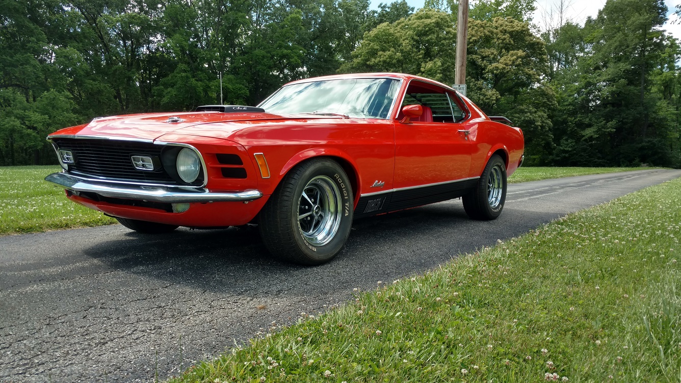 1970 Ford Mustang Mach 1 R code Orange SOLD - BenzaMotors